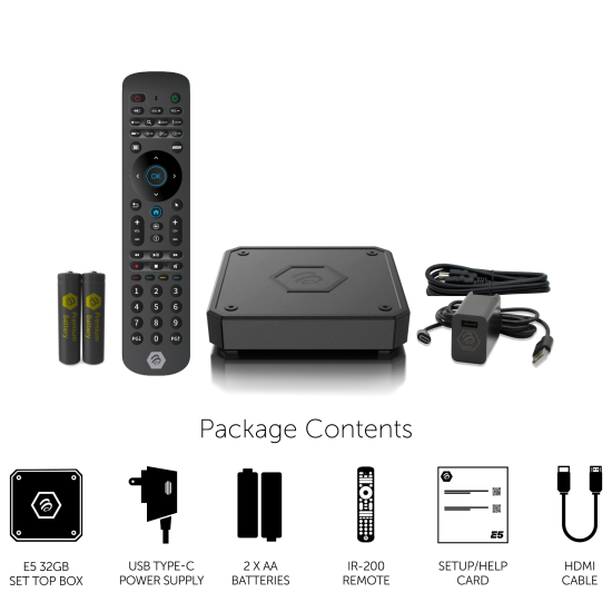 Buzztv E5 IPTV Box