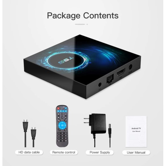 T95 Android Box,Android TV Box10.0,Android Box 4G RAM 64G ROM with Mini Wireless Keyboard,H616 Quad Core Chip TV Box, 6K Full HD /2.4G & 5G Dual-Band Wi-Fi/BT 5.0/H.265 TV Box Android.