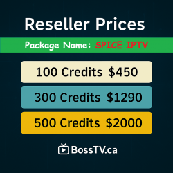 Spice IPTV Reseller Prices