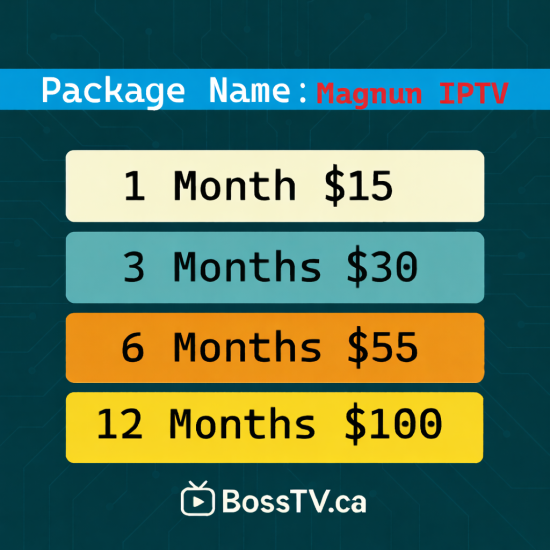 Magnum IPTV (Gold OTT IPTV) – Live TV, Movies & Series