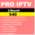 Pro IPTV 3 Month