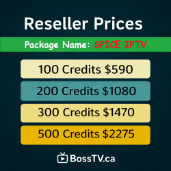 Spice IPTV Reseller Prices