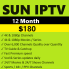 Sun IPTV 12 Months