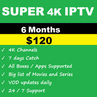 Super 4K IPTV 6 Months